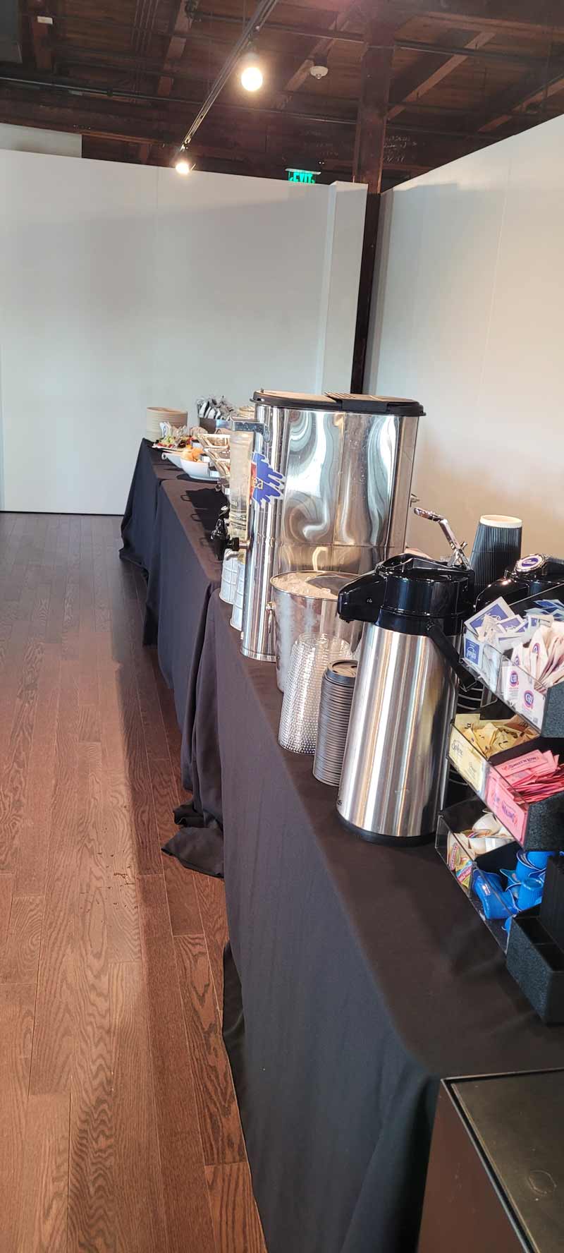 Catering beverage station by BBQ Brothers