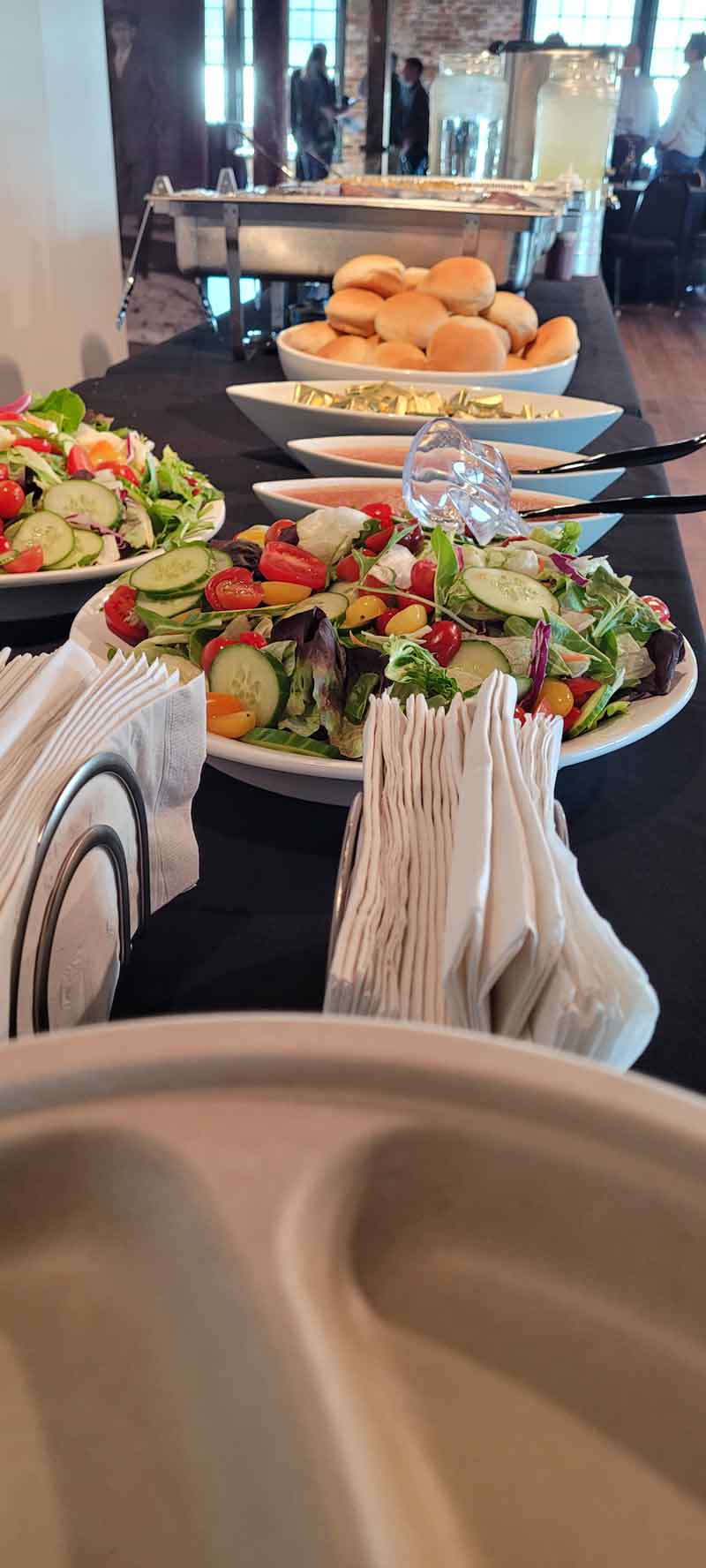 Salad options for catering from BBQ Brothers.